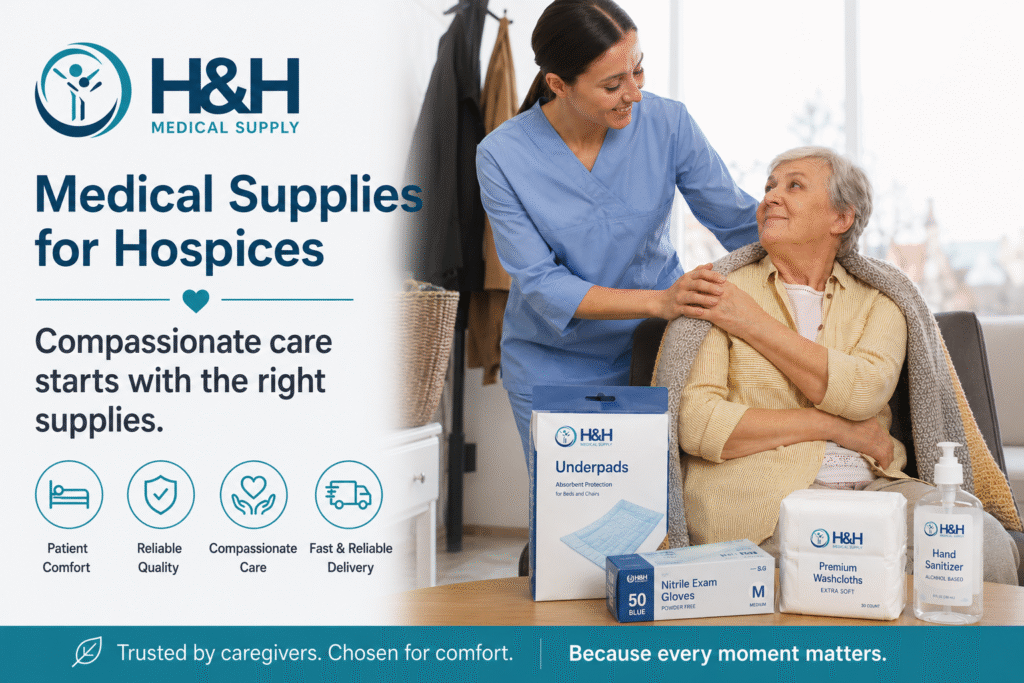 Medical Supplies for Hospices | H&H Medical Supply